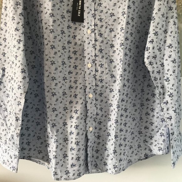 Kenneth Cole Floral Button-Up Shirt (NWT) - Picture 4 of 14